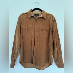 Frye Men's button down corduroy collard shirt